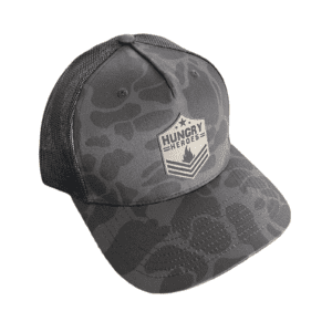 Black + Grey Camo Hat